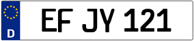 Truck License Plate